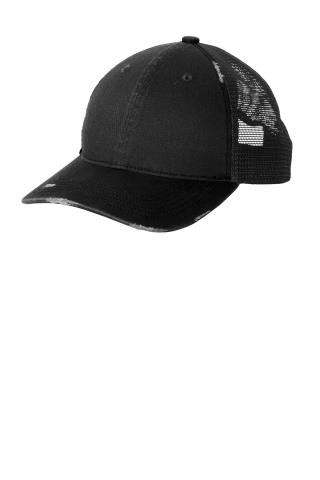 Distressed Mesh Back Cap