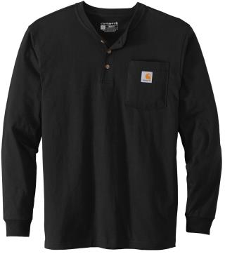 CTK128 - Long Sleeve Henley T-Shirt