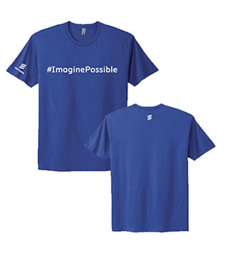 ER1-3600-DTGL - #ImaginePossible Tee