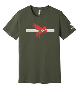 Dallas Red Pegasus Tee