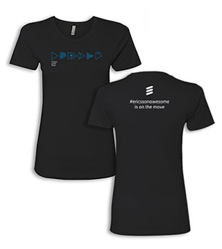 Ladies #ericssonawesome on the Move Tee