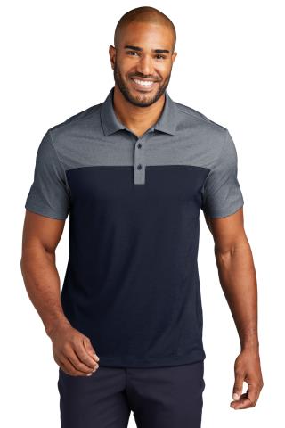 Fine Pique Blend Blocked Polo