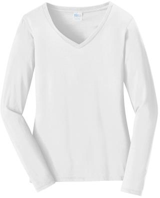 Ladies' L/S Favorite V-Neck Tee