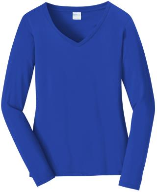 LPC450VLS - Ladies' L/S Favorite V-Neck Tee