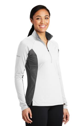 Ladies' Contrast 1/2-Zip Pullover