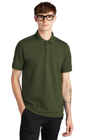 Stretch Heavyweight Pique Polo