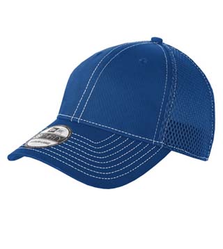 Stretch Mesh Contrast Stitch Cap